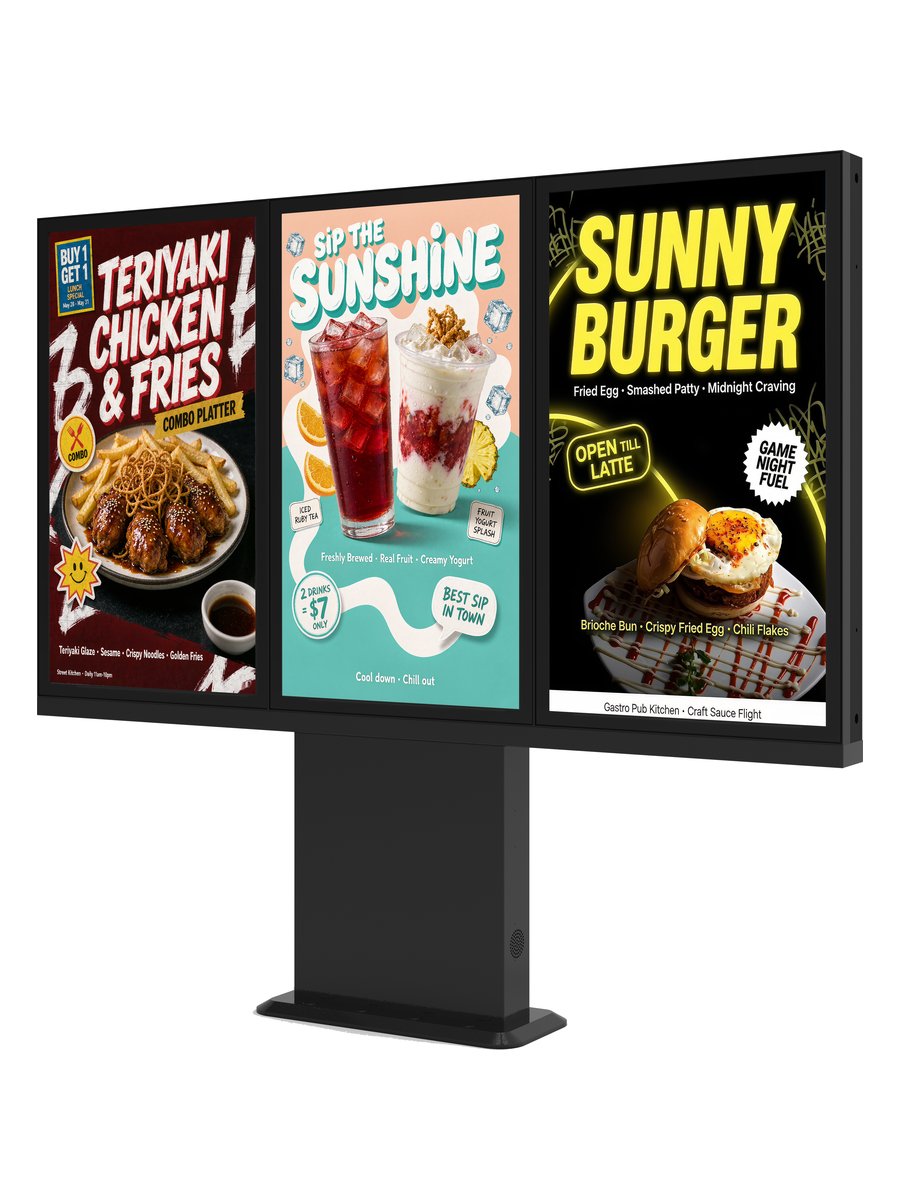 OB series triple-screen configuration