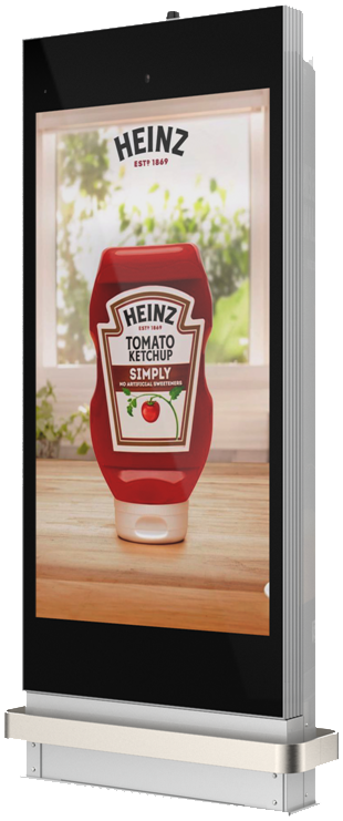 Promo series double-sided indoor digital kiosk